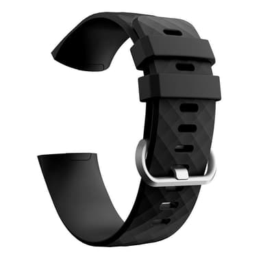 stykke vogn indsats Fitbit Charge 3/4 armbånd silikone (S) Sort | Elgiganten