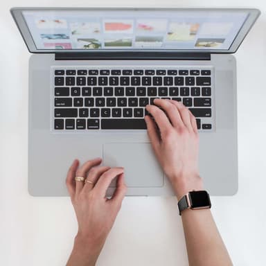 Apple Watch armbånd 38 mm ægte læder - sort
