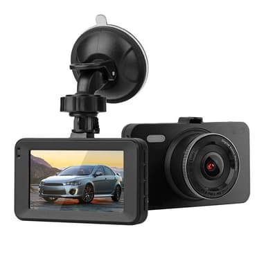 Dashcam 1080p - stor skærm - G-sensor