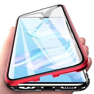 Huawei P30 Pro etui med skærmbeskytter Rød