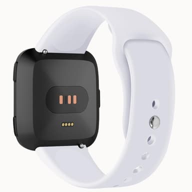 Fitbit Versa armbånd gummi hvid (S)