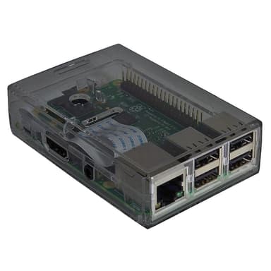 Raspberry Pi 3 Pro Signal etui (røget)
