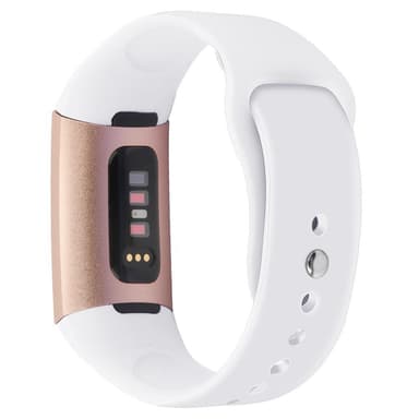 Fitbit Charge 3/4 armbånd silikone - hvid - L.