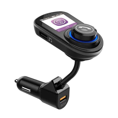 Bluetooth-adapter til bilen - FM-sender - billader