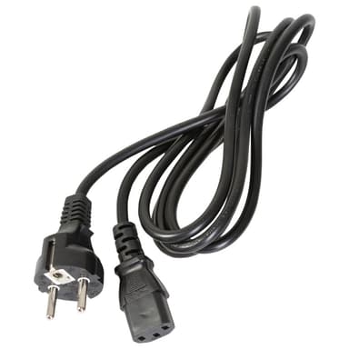 Qnect C13 3-polet strømkabel (2 meter)