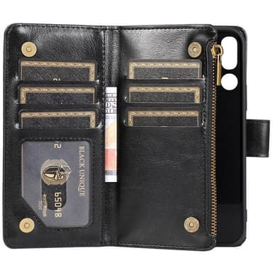 DoubleFlip Zipper 9-kort Doro 8050  - sort