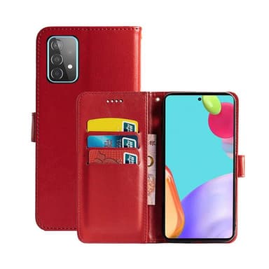 Wallet Cover 3-kort Samsung Galaxy A52 5G  - rød