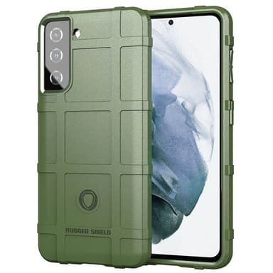 Rugged Shield cover Samsung Galaxy S21  - grøn