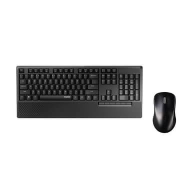 RAPOO Keyboard/Mus Nordisk Layout X1960 Trådløs Sort