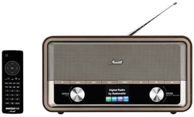 Radionette Menuett radio - træ
