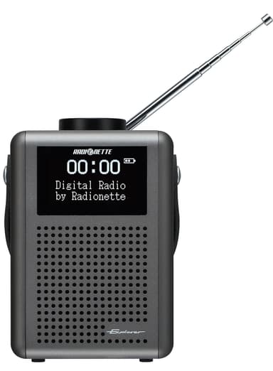 Radionette Explorer radio - grå