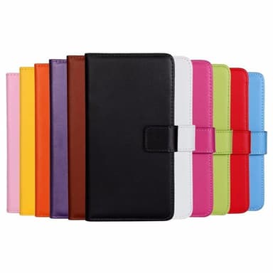 SKALO Samsung S20 FE Flip Cover m. Pung i Ægte Læder - Hvid