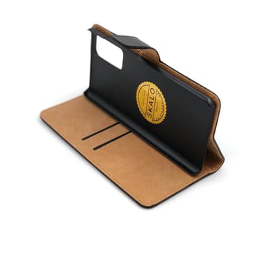 SKALO Samsung S20 FE Flip Cover m. Pung i Ægte Læder - Hvid
