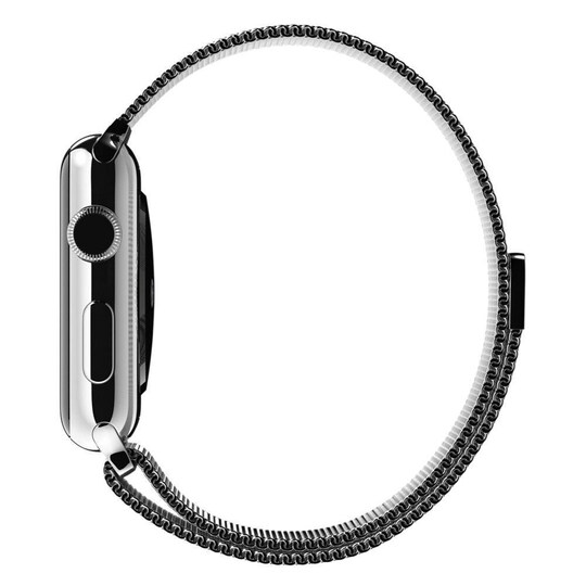 SKALO Milanese Loop Apple Watch 42/44/45/49mm - Mørkegrå