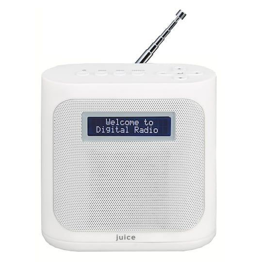 Juice Mini bærbar radio SJUMWH14E - hvid