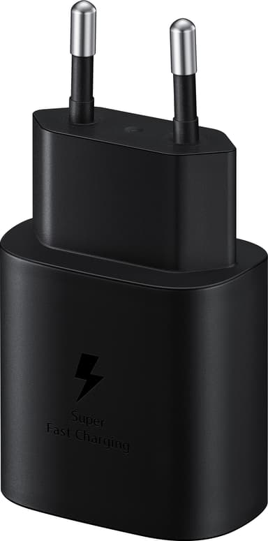 Samsung 25W USB-C Fast Charging vægoplader (sort)