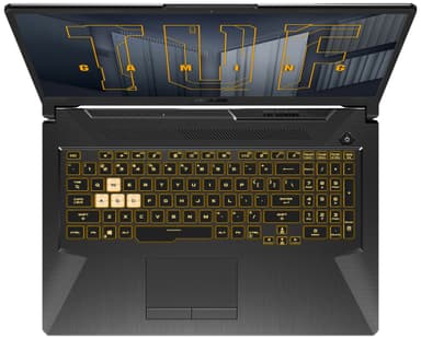 Asus TUF Gaming A17 FA706QR 17,3" bærbar gaming computer (grå)
