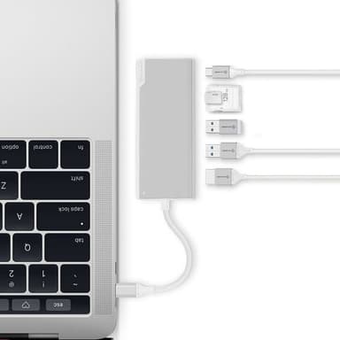 Alogic Ultra Uni USB-C dockingstation (sølv)