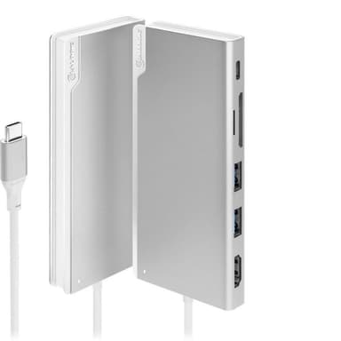 Alogic Ultra Uni USB-C dockingstation (sølv)