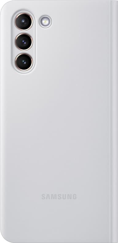 Samsung Galaxy S21 Clear View cover (lysegrå)