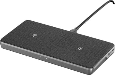 ALOGIC Ultra Power 3-i-1 trådløs opladerdock (space grey)