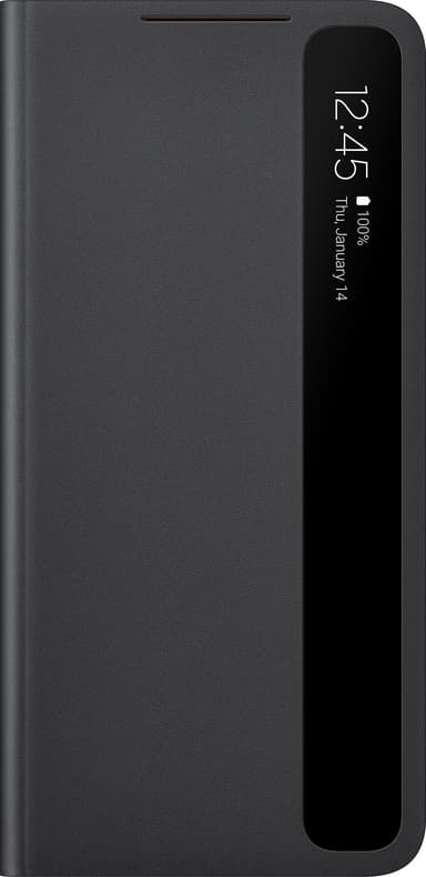 Samsung Galaxy S21 Plus Clear View cover (sort)