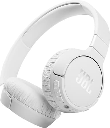 JBL Tune 660NC trådløse on-ear høretelefoner (hvid)