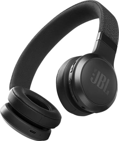 JBL LIVE 460NC trådløse on-ear høretelefoner (sort) - bedste hørebøffer