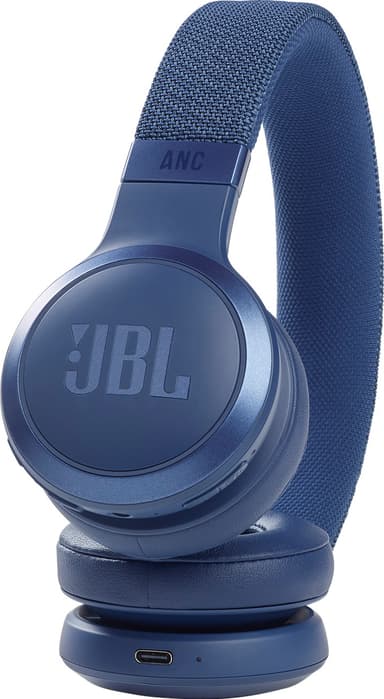 JBL LIVE 460NC trådløse on-ear høretelefoner (blå)