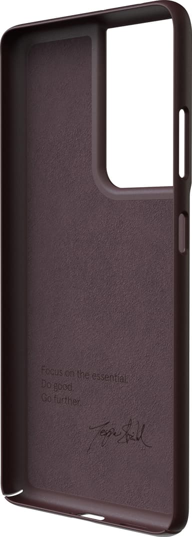 Nudient Samsung Galaxy S21 Ultra cover (sangria red)
