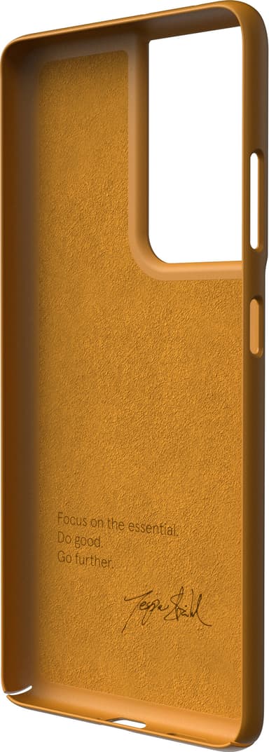 Nudient Samsung Galaxy S21 Ultra cover (saffron yellow)