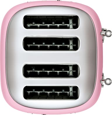 Smeg brødrister i 50er-stil TSF03PKEU (lyserød)