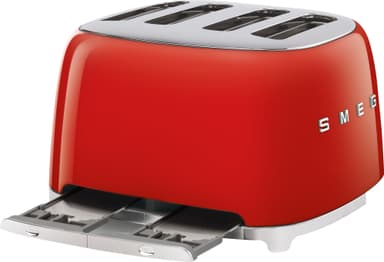 Smeg brødrister i 50er-stil TSF03RDEU (rød)