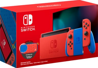 Børnehave Thriller prøve Nintendo Switch Mario Red & Blue Edition spillekonsol | Elgiganten