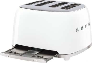 Smeg brødrister i 50er-stil TSF03WHEU (hvid)