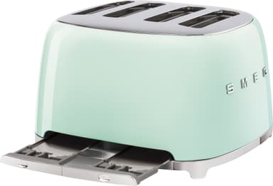 Smeg brødrister i 50er-stil TSF03PGEU (pastelgrøn)
