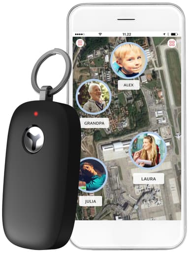 Yepzon Freedom GPS-sporer og alarm (sort)