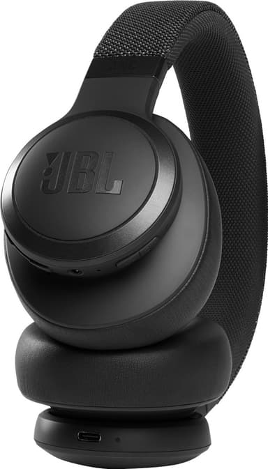 JBL LIVE 660NC trådløse around-ear høretelefoner (sort)