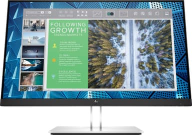 HP EliteDisplay E24q G4 23,8" skærm (sort))