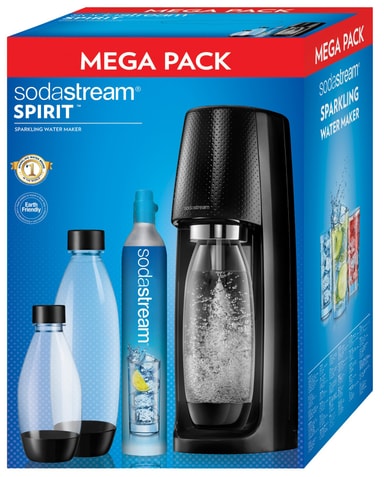 SodaStream Spirit sodavandsmaskine Megapack Elgiganten