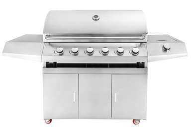 Myoutdoorkitchen - Fritstående gasgrill med 6 blus og sidebrænder