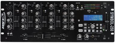 BST SB250 DJ Mixer 5 kanaler USB/SD