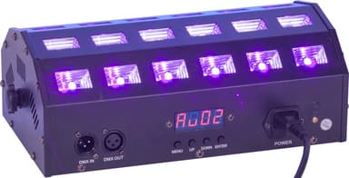 Ibiza LED bar UV+hvid 24 x 3 watt
