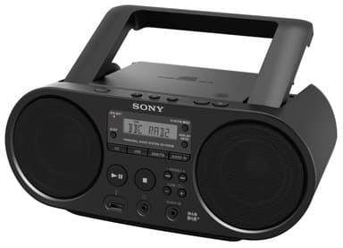 Sony ZS-PS55B CD Boombox med DAB+/FM radio (sort)