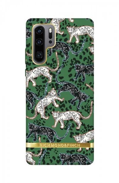 Richmond & Finch Huawei P30 Pro Cover Green Leopard