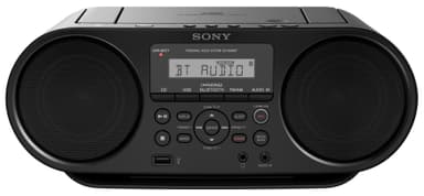 Sony ZS-RS60BT CD Boombox med Bluetooth (sort)