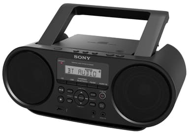 Sony ZS-RS60BT CD Boombox med Bluetooth (sort)