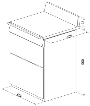 Smeg Victoria induktionskomfur TR62IBL (sort)