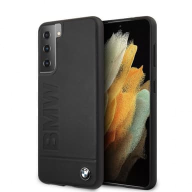 BMW Samsung Galaxy S21 Cover med Logo Sort