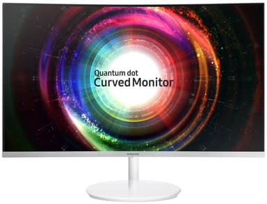 Samsung Curved C27H711 27" skærm (hvid)